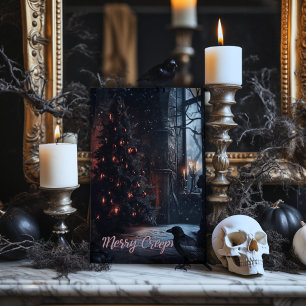 Prettig en eng Kerstmis kaart