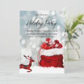 Prettig en gezegend kerstfeest kaart (Staand voorkant)