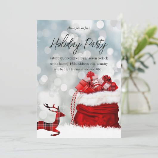 Prettig en gezegend kerstfeest kaart (Staand voorkant)