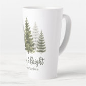 Prettig en Helder Beste Moeder Kerstmis Latte Mok (Rechterhoek)