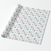 Prettig en helder Kerstmis Cadeaupapier (Uitgerold)