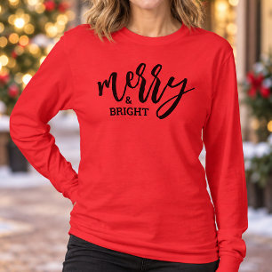 Prettig en helder Kerstmis T-shirt