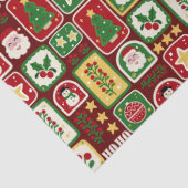 Prettig en helder Kerstmis  Tissuepapier (Detail)