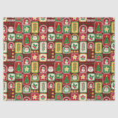 Prettig en helder Kerstmis  Tissuepapier (Voorkant)