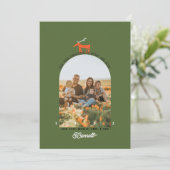 PRETTIG EN HERT KERSTFEES KAART (Staand voorkant)