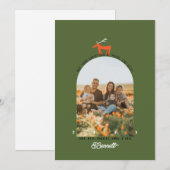 PRETTIG EN HERT KERSTFEES KAART (Voorkant / Achterkant)