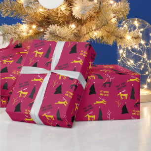 PRETTIG EN HERTEN KERSTFEEST CADEAUPAPIER