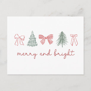 Prettig en vrolijk Kerstmis Briefkaart