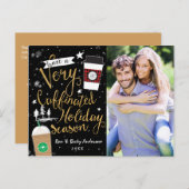 PRETTIG ENDJAAR MET VEEL CAFFÈINE Foto kaart (Voorkant / Achterkant)