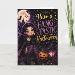 Prettig Fang-Tastisch Halloween Kaart