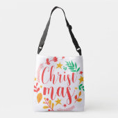 Prettig feest crossbody tas (Achterkant)