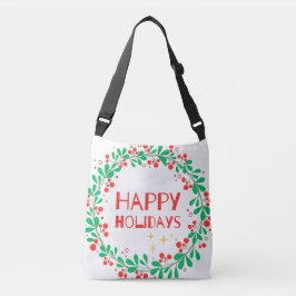 Prettig feest crossbody tas