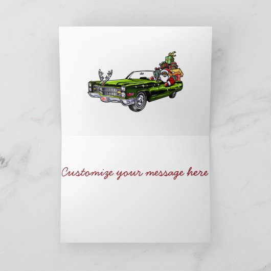 Prettig feest! feestdagen kaart (Binnen)