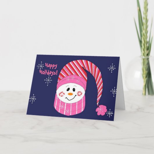 Prettig feest feestdagen kaart (Voorkant)