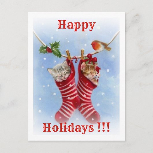 Prettig feest !!! feestdagenkaart (Voorkant)