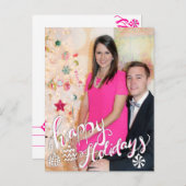 Prettig feest feestdagenkaart (Voorkant / Achterkant)