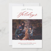 Prettig feest feestdagenkaart (Voorkant)