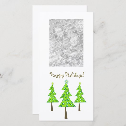 Prettig feest! feestdagenkaart (Voorkant / Achterkant)