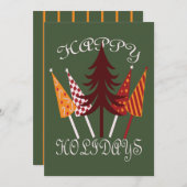 Prettig feest feestdagenkaart (Voorkant / Achterkant)