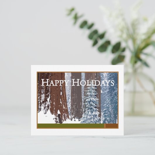 Prettig feest feestdagenkaart (Staand voorkant)