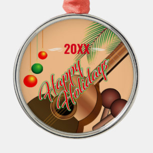 Prettig feest / HET JAAR Metalen Ornament