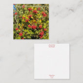 Prettig feest in Californië! Notitiekaartje (Voorkant / Achterkant)