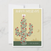 Prettig feest in de woestijn! feestdagenkaart (Voorkant)