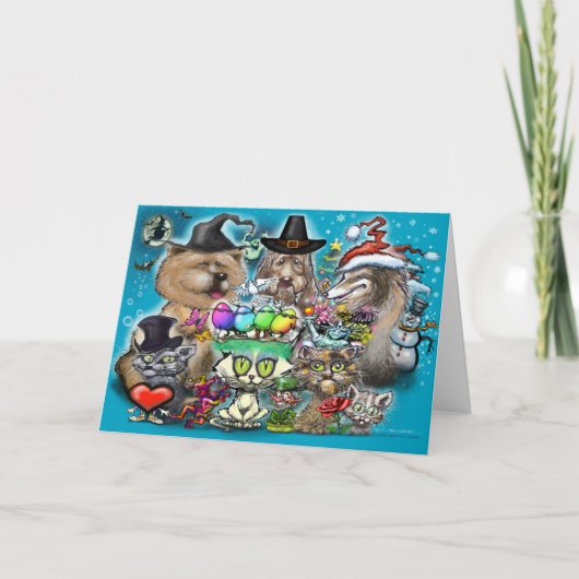 Prettig feest kaart (Voorkant)