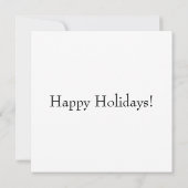 Prettig feest! kaart (Achterkant)