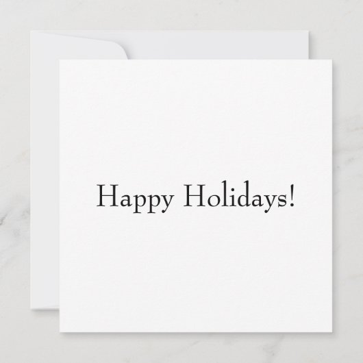 Prettig feest! kaart (Achterkant)