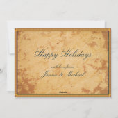 Prettig feest | Kerst religieus geboorteverhaal Feestdagenkaart (Achterkant)