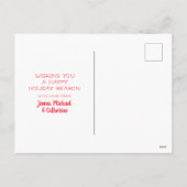 Prettig feest | Kerstmis Joy Koekje Feestdagenkaart (Achterkant)