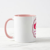 Prettig Feest Mam - Vintage Lijst Mok (Links)