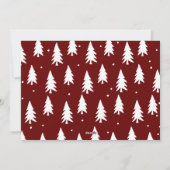 Prettig feest met foto vanuit de verte feestdagenkaart (Achterkant)