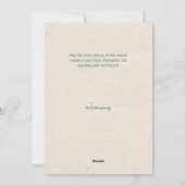 Prettig feest met gepersonaliseerd sentiment en ha feestdagenkaart (Achterkant)