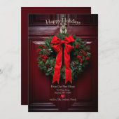 Prettig feest met Nieuw Thuis Feestdagenkaart (Voorkant / Achterkant)