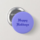 Prettig feest ronde button 5,7 cm (Voorkant /achterkant)