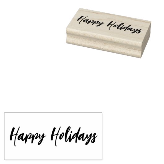 Prettig feest rubberstempel (Gestempeld)