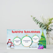 Prettig feest (set van 10) feestdagenkaart (Staand voorkant)