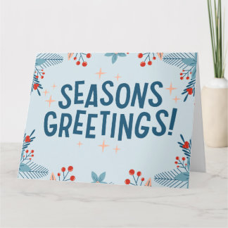 Prettig feest tot iedereen in dit Seizoen Kaart