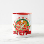 Prettig feest / Unieke PAPA (Uw tekst) Mok (Midden)