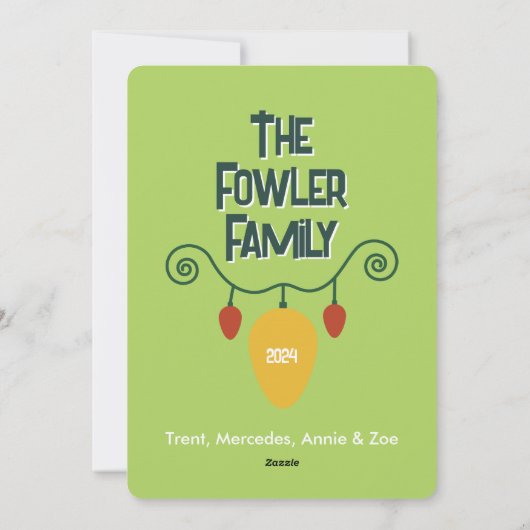 Prettig feest van onze Gnome aan de jouwe! Plat ka Feestdagenkaart (Achterkant)