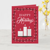 Prettig feest | Voeg uw foto toe Kaart (Gele Bloem)