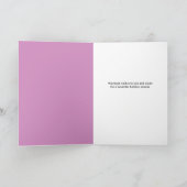 Prettig feest voor iedereen Kleine boom op lavende Feestdagen Kaart (Binnen)