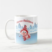 Prettig feest! Winter varken Koffiemok (Links)