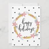 Prettig feest Write Uw Eigen Bericht Feestdagenkaart (Voorkant)