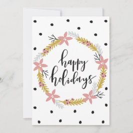 Prettig feest Write Uw Eigen Bericht Feestdagenkaart