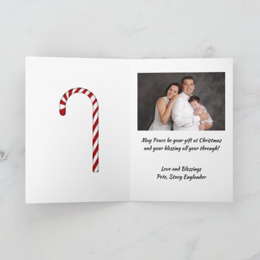 Prettig feest Y'all, Grappig kerstontwerp, ZSG Feestdagen Kaart (Binnen)