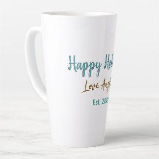prettig feestdagen blauw bruin naam liefde kerst s latte mok
