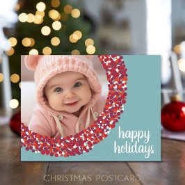 Prettig feestdagen foto - Whimsische besdenkrans